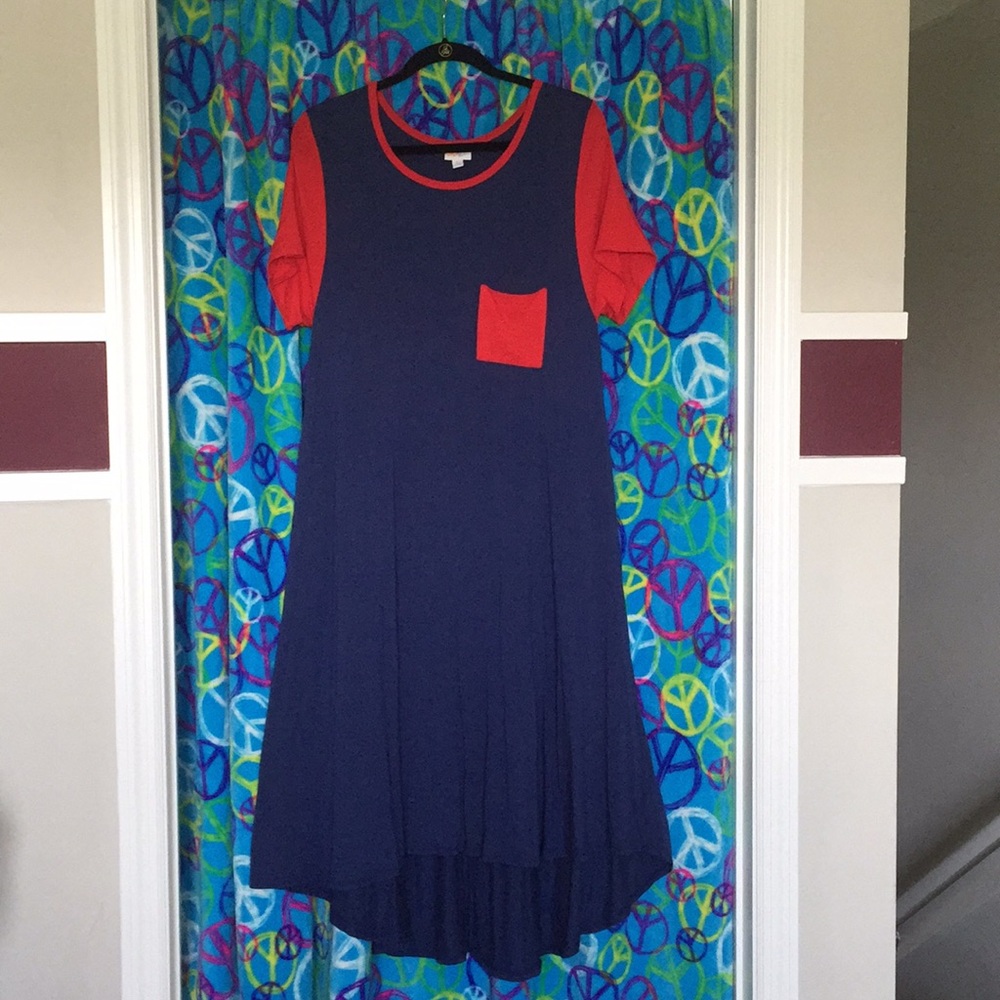 Laluroe Carly Large Navy Red